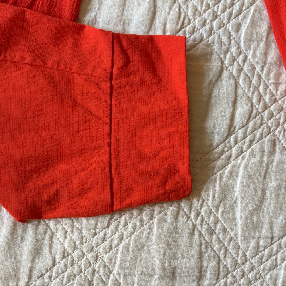 Orange Athleta size 16 jogger pants - Picture 6 of 8